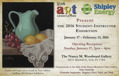 Call for Art: 2016 York Art Association Student-Instructor Exhibition
