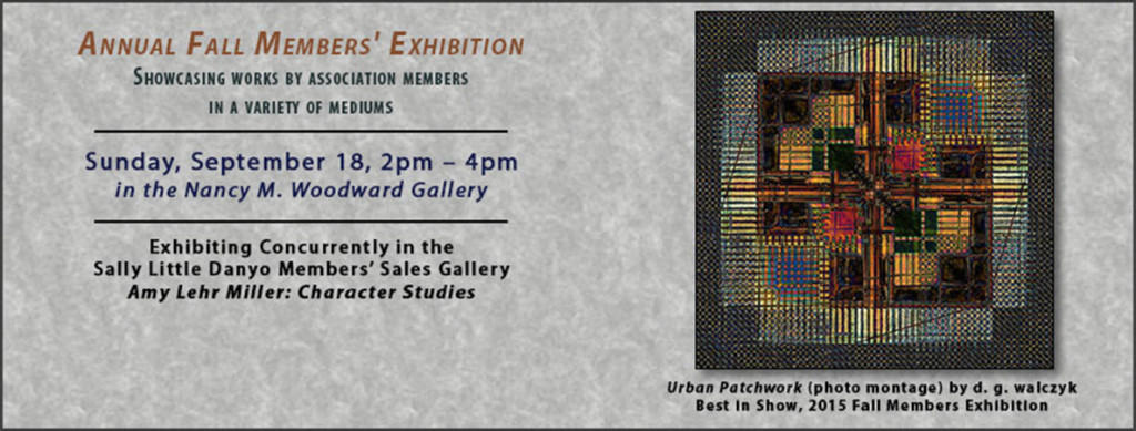 Gallery 1 - ANNUAL FALL MEMBERS' EXHIBITION
