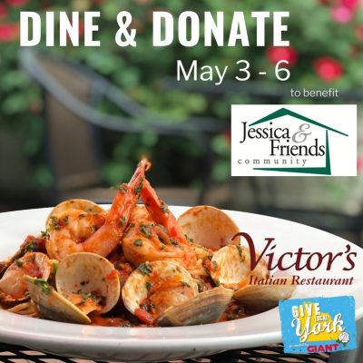 Dine and Donate to Benefit Jessica & Friends Community
