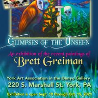 "Glimpses Of The Unseen" An exhibition of the recent paintings of Brett Greiman