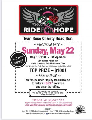 Twin Rose Lady Riders - Ride for HOPE - Twin Rose Charity Road Run