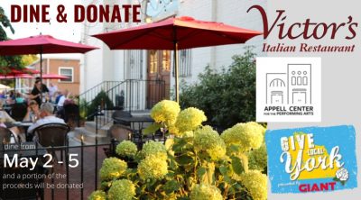 Victor's Restaurant Dine and Donate for the Appell Center for the Performing Arts