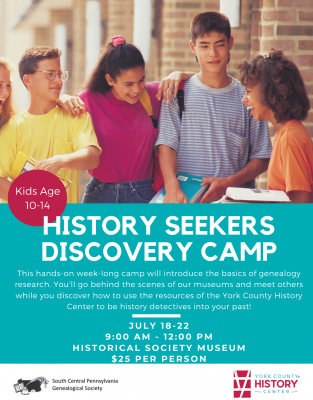 History Seekers Discovery Camp