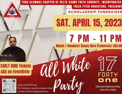 All White Party Scholarship Fundraiser